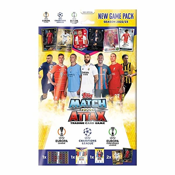 Şampiyonlar Ligi 22/23 Sezonu Match Attax Başlangıç Paket
