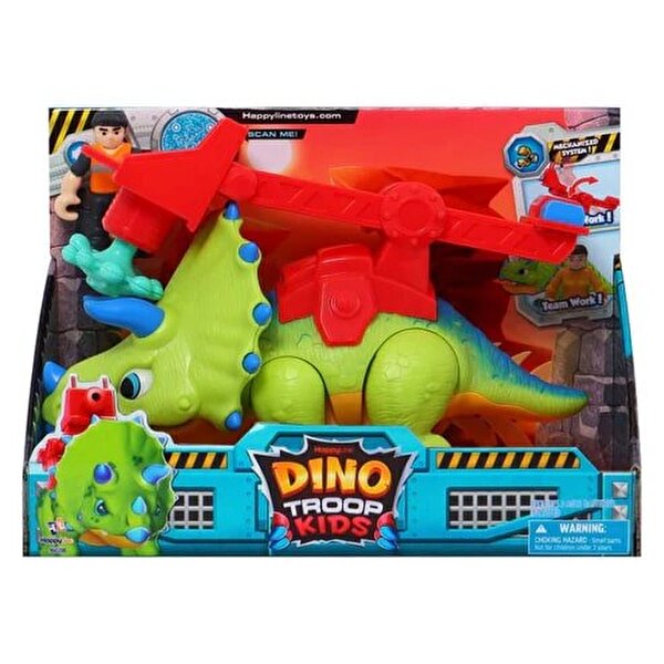 Triceratops Sesli Dino Troop Çocuk Oyun Seti