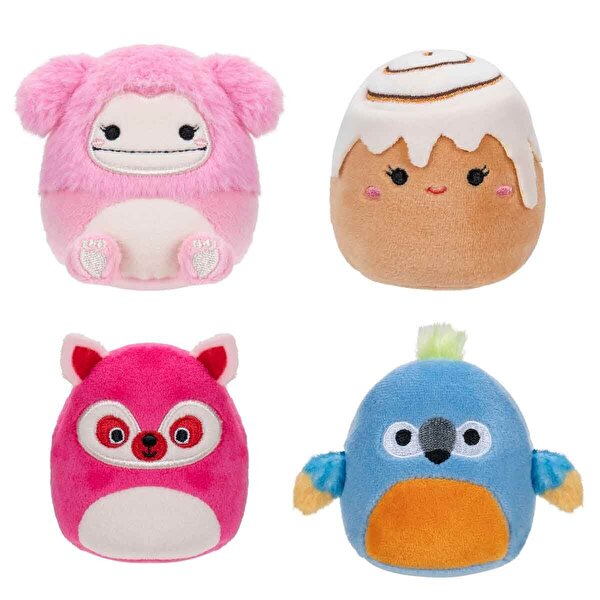 Squishmallows Micromallows 4’lü Peluş Seti