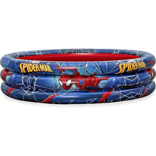 Bestway Spiderman Çocuk Havuzu 3 Bölmeli 122x30 Cm