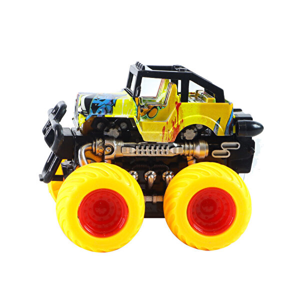 Dev Sarı Tekerli Minik Araç