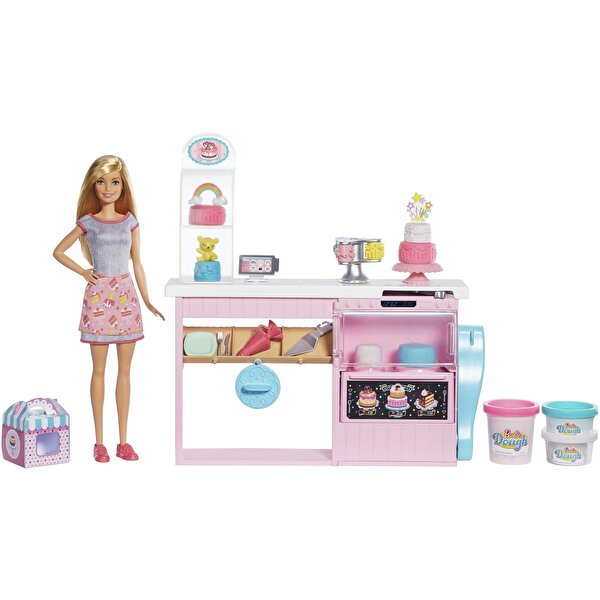 Barbie'nin Pasta Dükkanı Oyun Seti GFP59