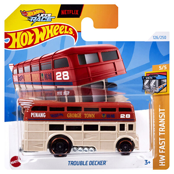 Hot Wheels Tekli Arabalar Trouble Decker HTB45