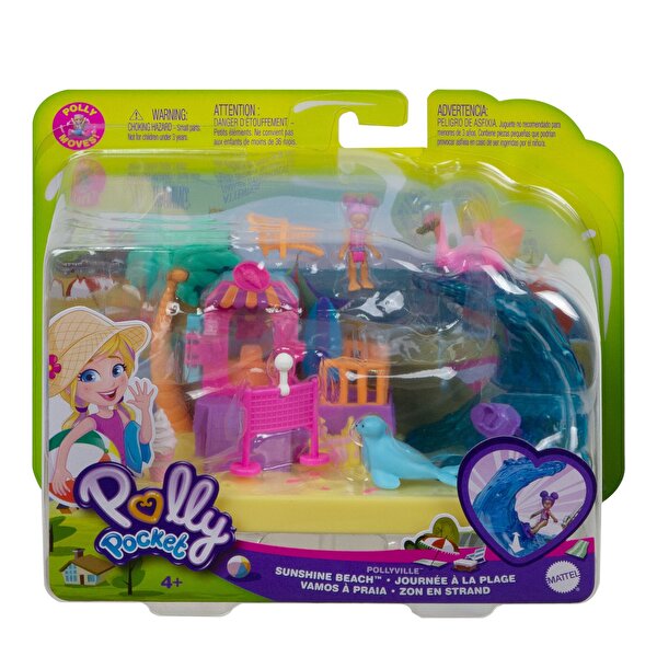 Polly Pocket Pollyvılle Gün Işığı Plajı Oyun Seti GTM68