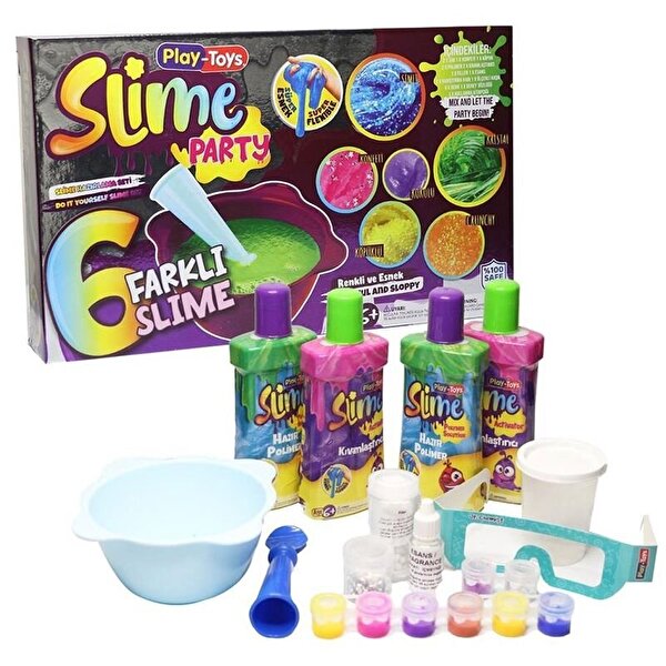 Playtoys DIY Süper Slime Party Hazırlama Seti
