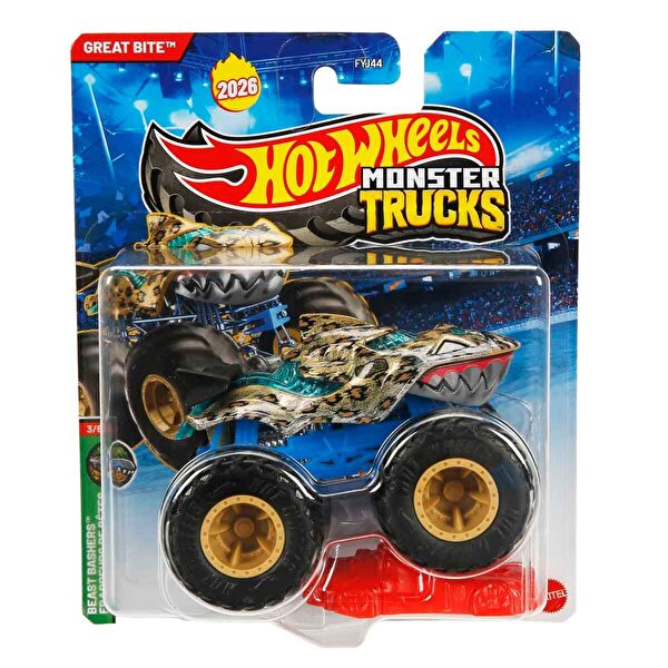 Hot Wheels Monster Trucks 1:64 Arabalar Great Bite JHY43
