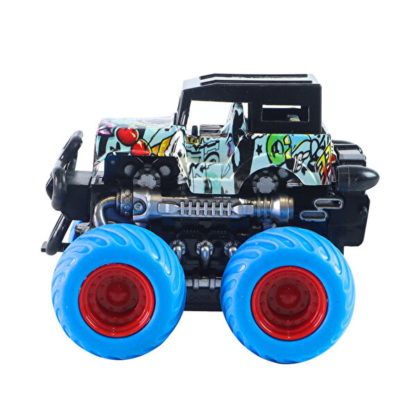 Dev Mavi Tekerli Minik Araç