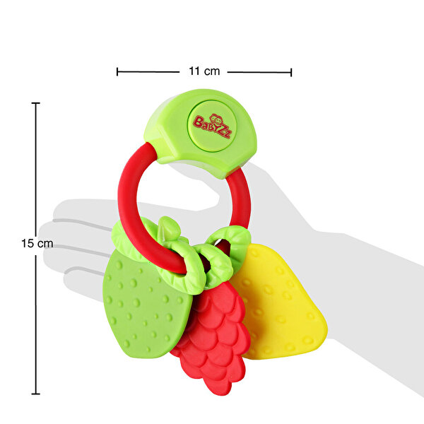Babyzz Renkli Müzikli Meyve Dişlik 30200
