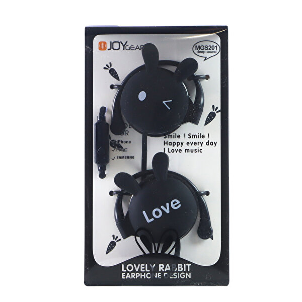 Joygears Tavşan Kulaklık Siyah