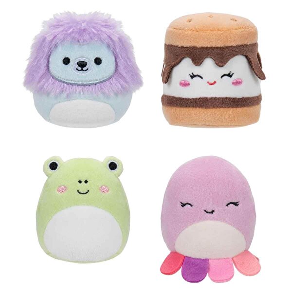 Squishmallows Micromallows 4’lü Peluş Seti