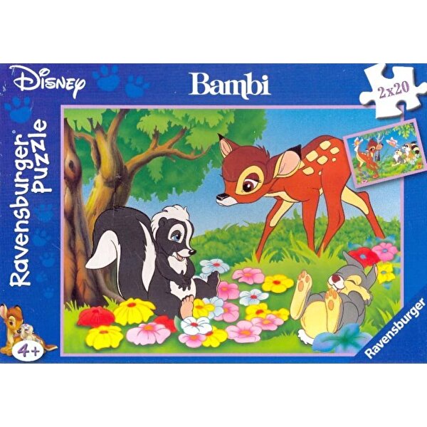 Ravensburger Puzzle 2x20 Parça Bambi ve Arkadaşları