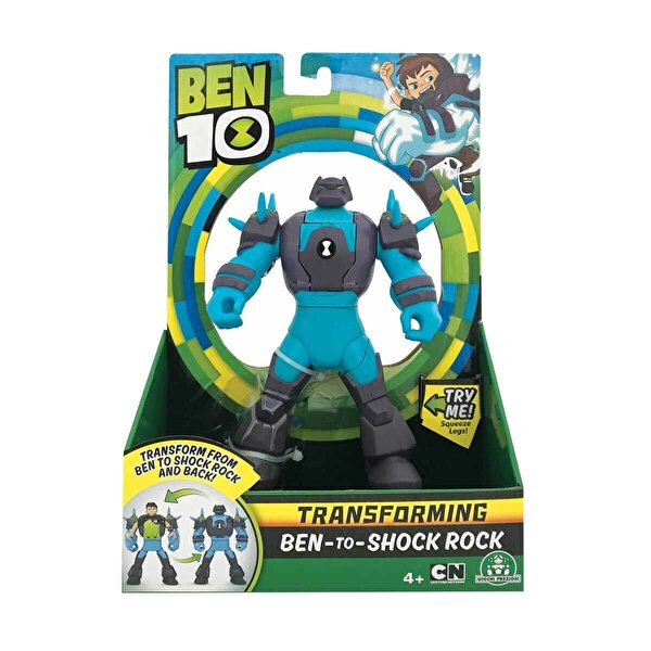 BEN 10 Dönüşen Delüks Figür Ben Shock Rock