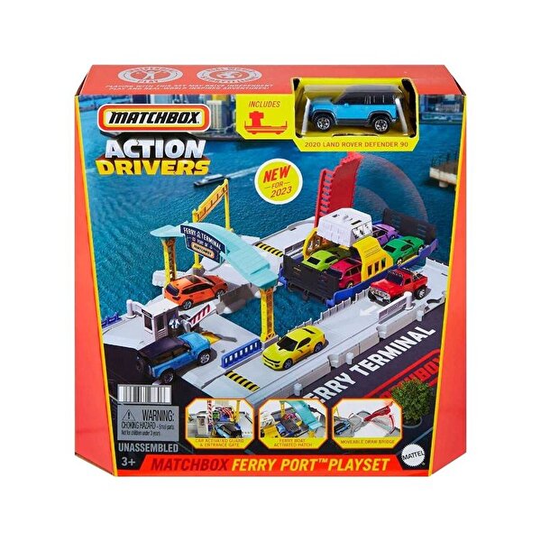 Matchbox Aksiyon Sürücüleri Oyun Seti Feribot Limanı HMH29