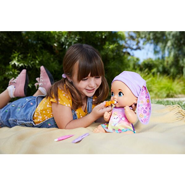My Garden Baby Tavşan Bebeğimin Bakım Zamanı Mor Bereli HGC12