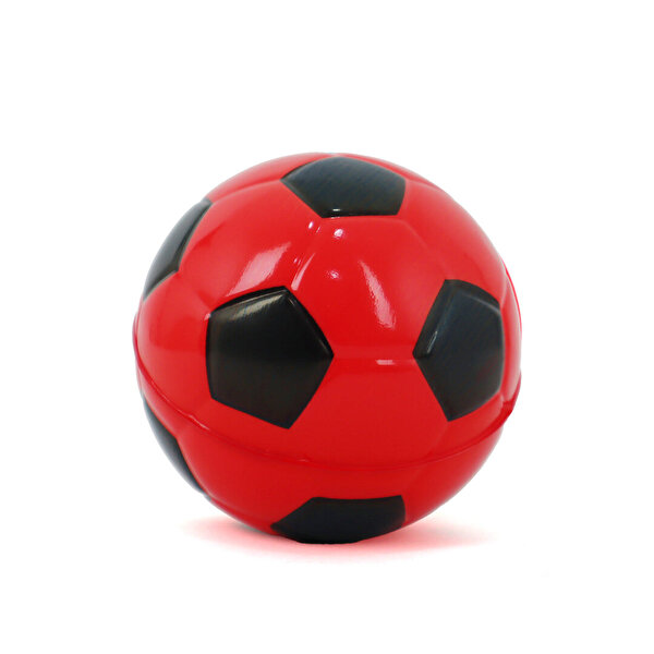 Kauçuk 9 Cm Top Kırmızı Futbol