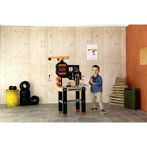 Smoby Black & Decker Vinçli Tamir Tezgahı