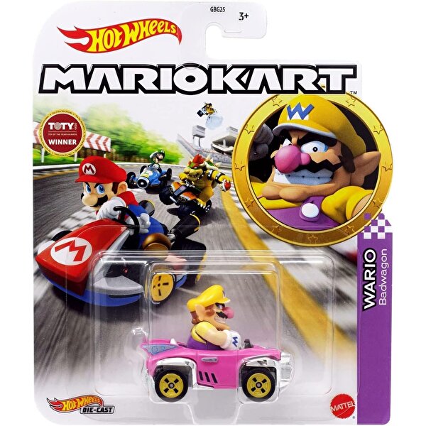 Hot Wheels Mario Kart Karakter Araçlar Wario GRN22