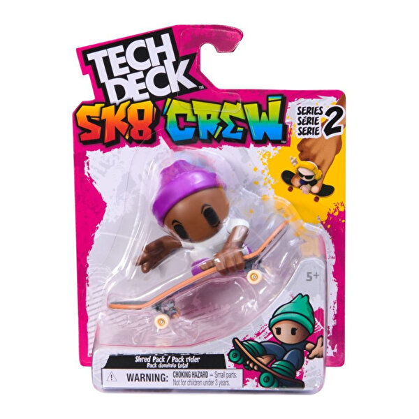Tech Deck SK8 Crew Figürlü Parmak Kaykayı 5