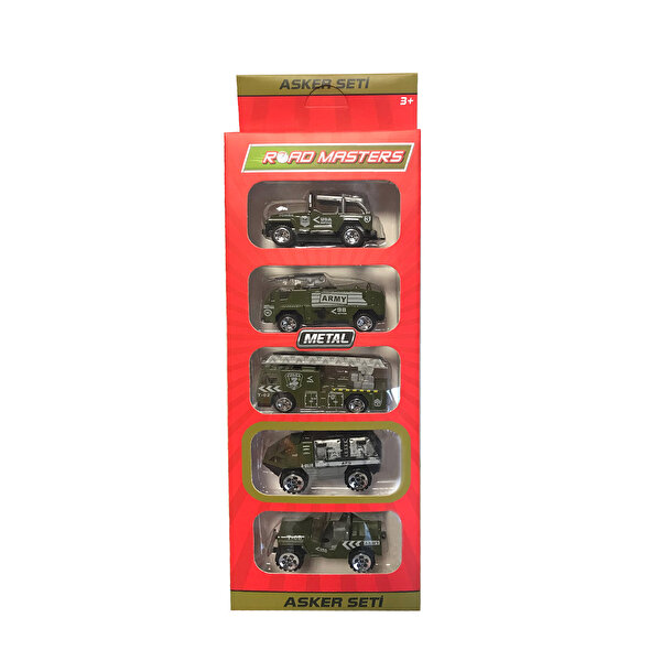 5'li Die Cast Asker Aracı