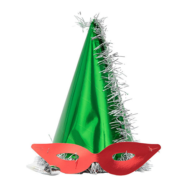 Yılbaşı Şapkası Katyon Set