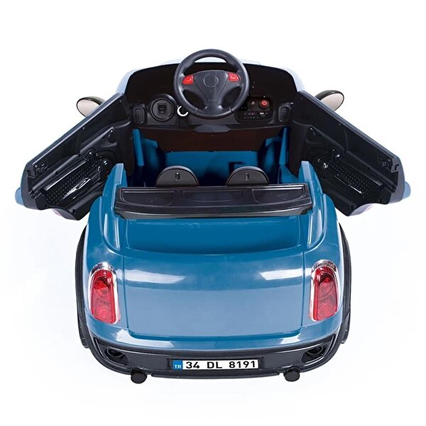 Dolu Oyuncak Ride On Kumandalı 12 Volt Akülü Araba Mavi