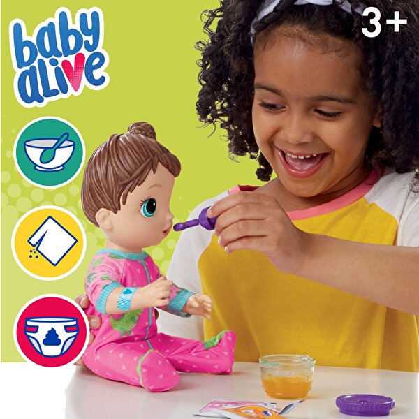 Baby Alive Bebeğim Hasta Oldu Kumral E6942