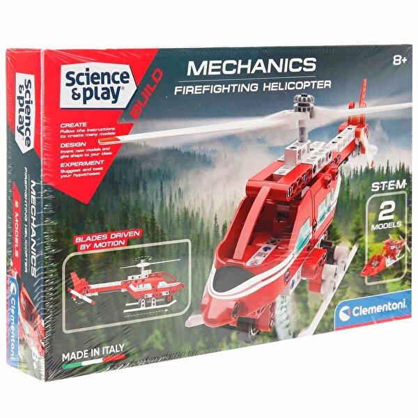 Clementoni Bilim ve Oyun: Mechanics Firefighting Helikopter
