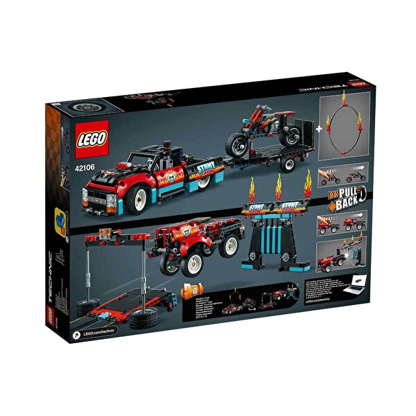 LEGO Technic Gösteri Kamyonu ve Motosikleti 42106