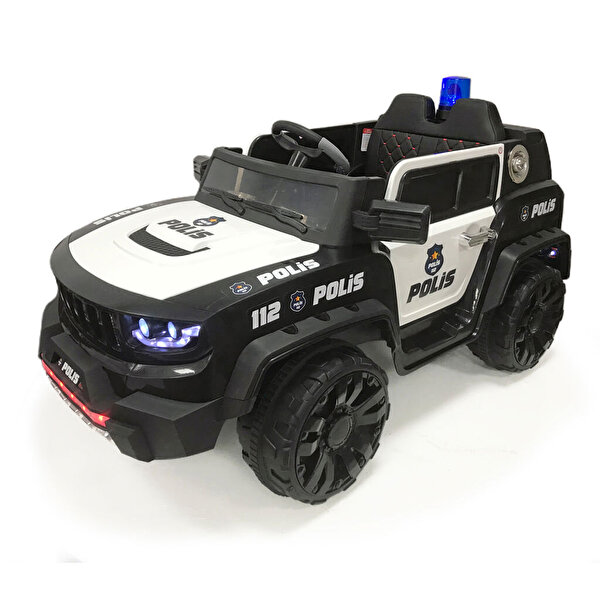 İzni̇k Poli̇s 12 Volt Akülü Araba