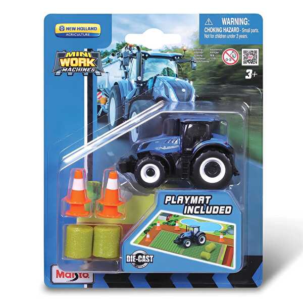 Mi̇ni̇ Work Machi̇nes Traktör Oyun Seti̇ New Holland