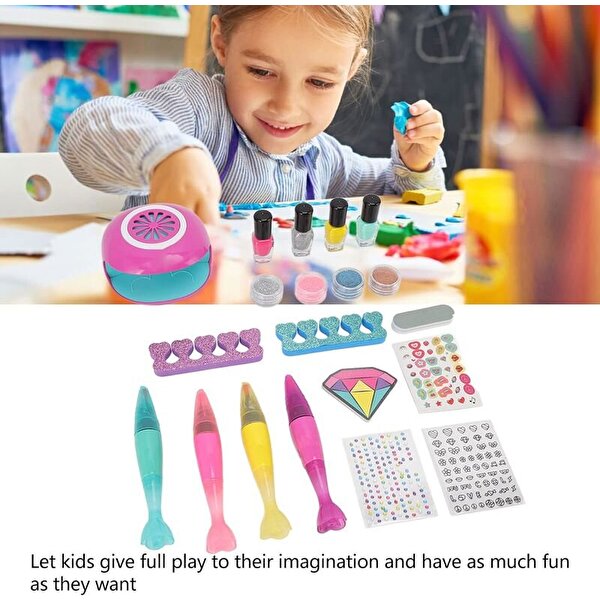 Girl's Creator Saç Tebeşi̇ri̇ Ve Tırnak Tasarımı Oyun Seti̇