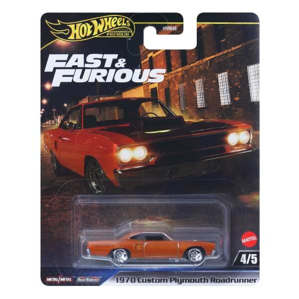 Hot Wheels Hızlı ve Öfkeli Premium Arabalar 1970 Custom Plymouth Roadrunner JBL87