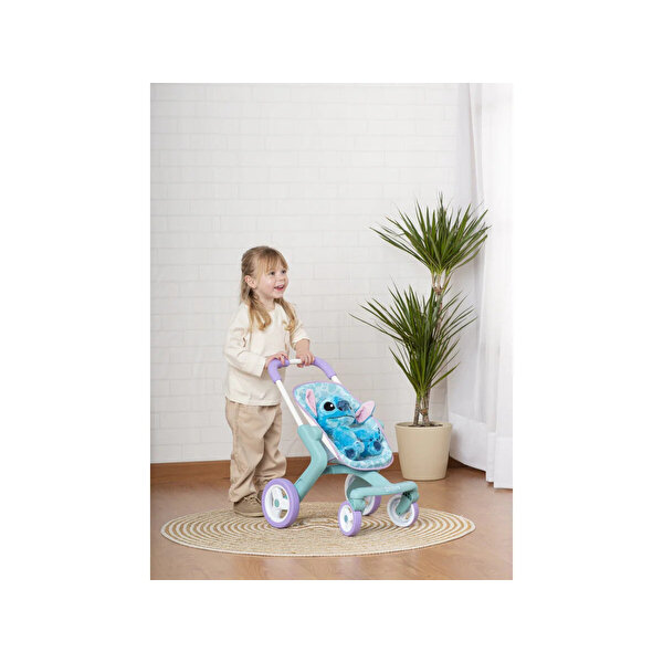 Smoby Stitch Bebek Arabası ve Peluş Oyuncak 25 Cm