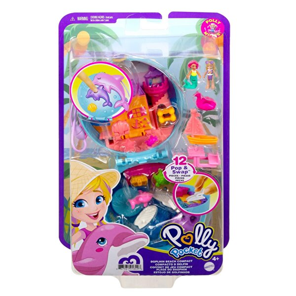 Polly Pocket ve Maceraları Oyun Setleri Dolphin Beach GTN20