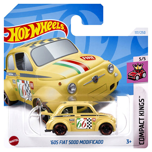 Hot Wheels Tekli Arabalar 60S Fiat 500D Modificado HTC20