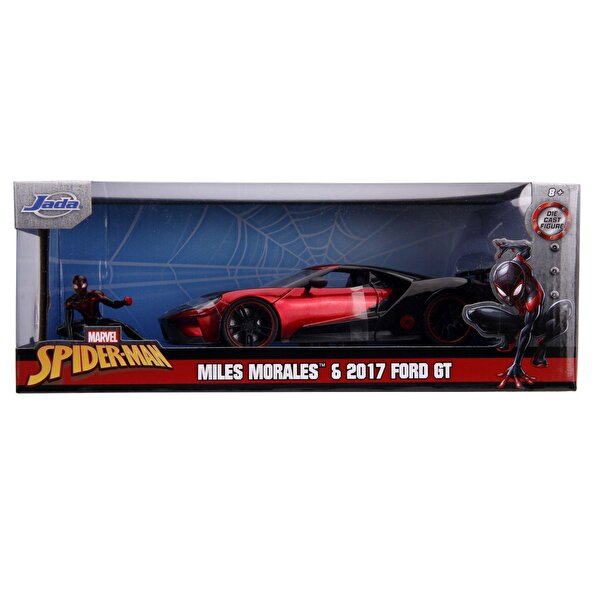 Jada Marvel's Spider-Man: Miles Morales 2017 Ford GT Araç ve Figür