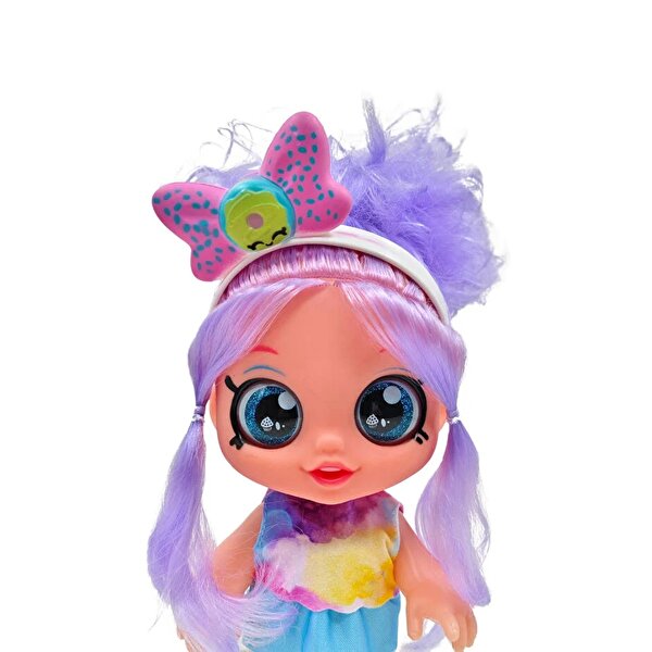 Sesli ve Taşınabilir Çantalı Şeker Kız Roza Bebek