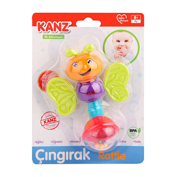 Kanz Neşeli Kelebek Çıngırağı 30268