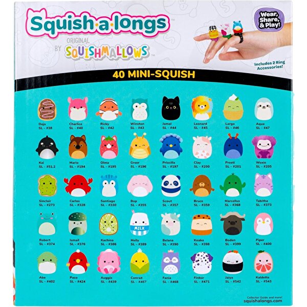 Squishmallows Squish-a-Longs 40’lı Mini Figür Seti
