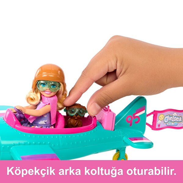 Barbie Chelsea'nin Pervaneli Mini Uçağı Oyun Seti HTK38