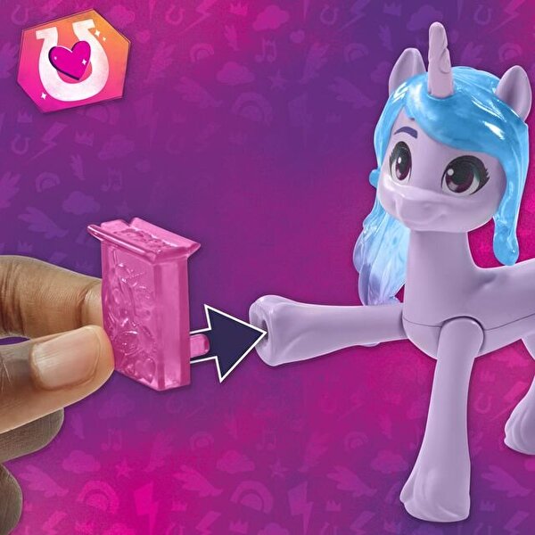 My Little Pony Sevimli İşaret Sihri Figürü İzzy Moonbow F5252