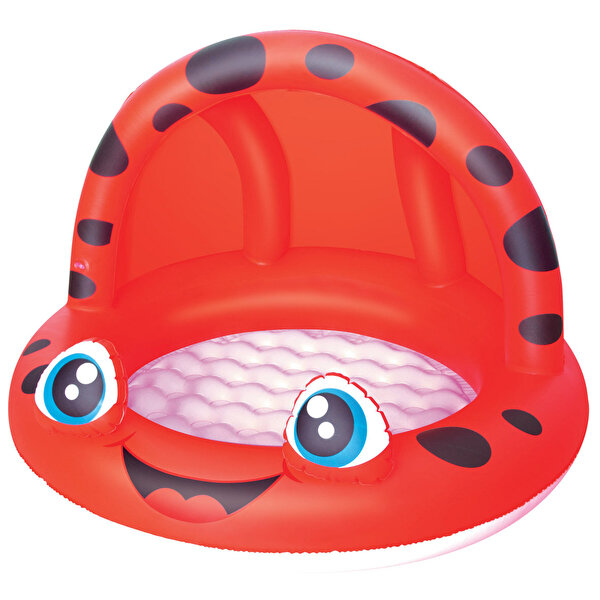 Gölgelikli Kurbağa Bebek Oyun Havuzu 97x66 cm.