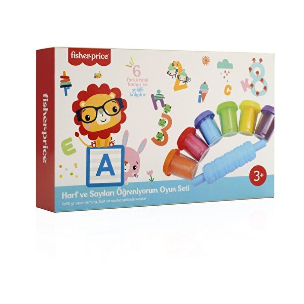 Fisher Price Alfabe Ve Sayılar Oyun Hamuru Seti HHJ35