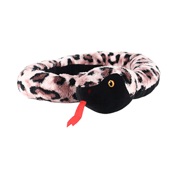 Yılan Pembe Siyah Peluş 150 Cm