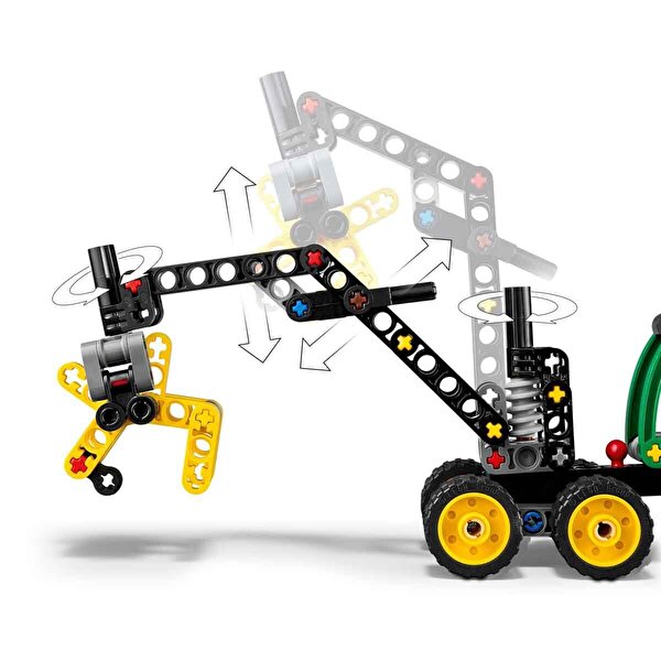 LEGO Technic John Deere 1470H Tekerlekli Orman Makinesi 42218