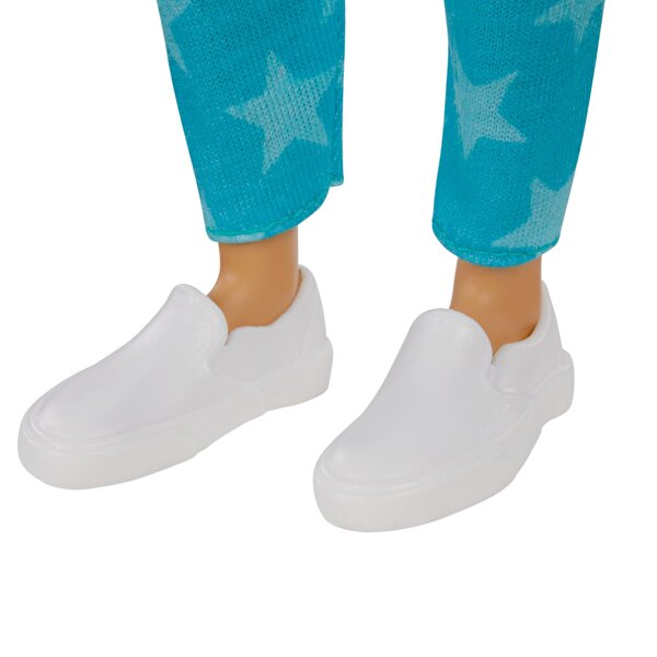 Barbie Yakışıklı Ken Bebekler Mor Atlet ve Mavi Pantolonlu GRB89