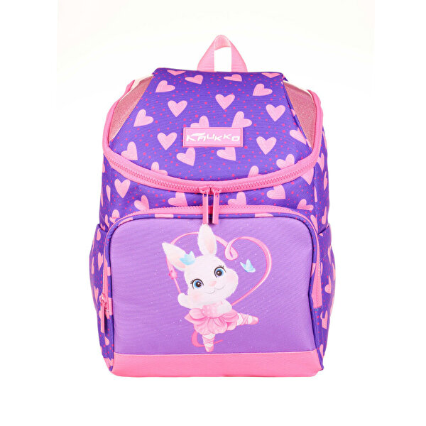 Kaukko Kids Sırt Çantası Cube Rabbit Mor Pembe