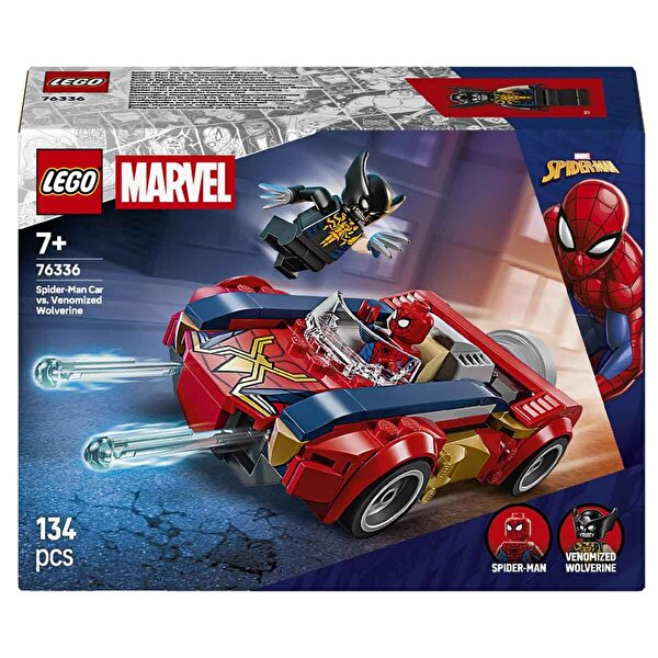 LEGO Marvel Örümcek Adam Arabası, Venomlaşmış Wolverine’e Karşı 76336