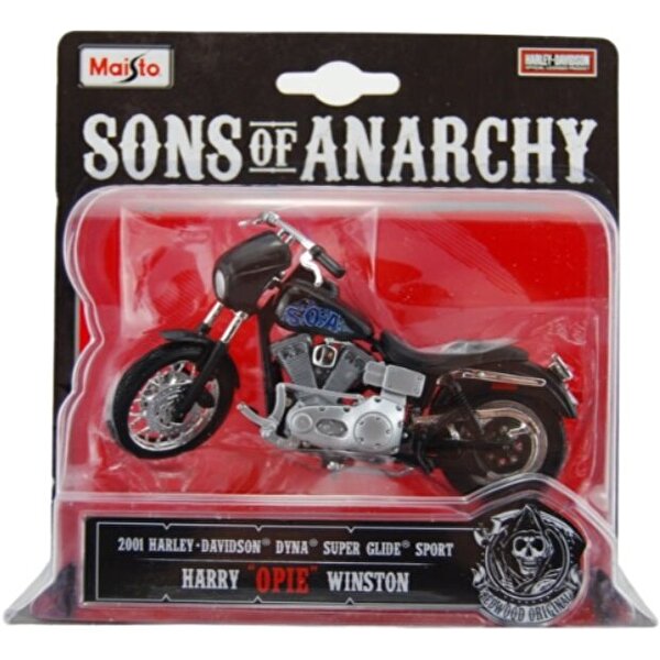 Maisto 1:18 Harley Davidson Sons Of Anarchy 2001 Harry Opie Winston