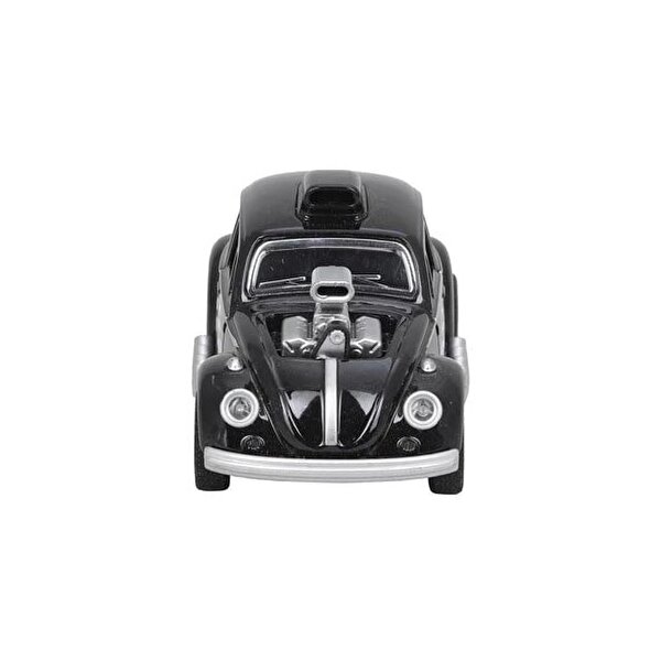 Işıklı Metal Çek Bırak Motorlu Tosbağa Siyah